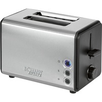 Bomann Toaster TA 1371 CB edelstahl/schwarz, 850 Watt, für 2 Scheiben Toast