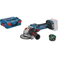 Bosch Akku-Winkelschleifer BITURBO GWS 18V-15 SC Professional solo blau/schwarz, ohne Akku und Ladegerät, Bluetooth Modul, in L-BOXX