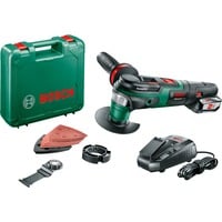 Bosch Heimwerken & Garten Akku-Multifunktions-Werkzeug AdvancedMulti 18, 18Volt grün/schwarz, Li-Ion-Akku 2,5Ah, im Koffer, POWER FOR ALL ALLIANCE