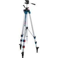 Bosch Professional Baustativ BT 250 Professional silber/blau, 1/4" Gewinde, für Punkt-, Linien- und Rotationslaser