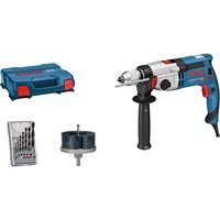 Bosch Schlagbohrmaschine GSB 24-2 Professional blau/schwarz, 1.100 Watt, L-Case