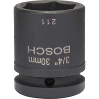 Bosch Steckschlüssel SW30, 3/4" schwarz, Impact Control