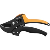 Fiskars PowerStep Gartenschere, Amboss P83 schwarz/orange