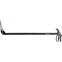 Fiskars Rasenkantenschere Servo-System GS46, Grasschere schwarz, mit Stiel