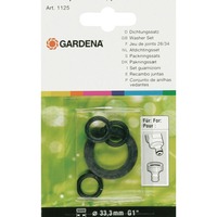 GARDENA SB-Dichtungs-Satz schwarz, 26,5mm (G 3/4")