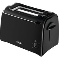 Krups Toaster ProAroma KH1518 schwarz, 700 Watt, für 2 Scheiben Toast