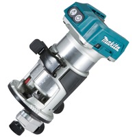 Makita Akku-Multifunktionsfräse DRT50Z, 18Volt, Fräsmaschine blau/silber, ohne Akku und Ladegerät