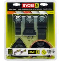 Ryobi Fliesen-Set RAK05MT, 5-teilig, für Multitool, Sägeblatt-Satz