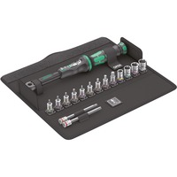 Wera Drehmomentschlüssel Bicycle Set Torque 1, 16-teilig schwarz/grün, Click-Torque A 5 mit Umschaltknarre