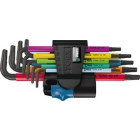 Wera Winkelschlüsselsatz 967 SL/9 TORX HF, Schraubendreher mit Halteclip