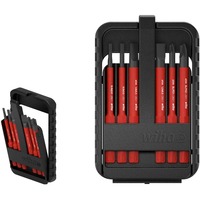 Wiha Bit-Satz slimBit electric, Schlitz und PZ/S rot, 7-teilig