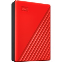 WD My Passport 4 TB, Externe Festplatte rot, Micro-USB-B 3.2 Gen 1