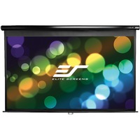 EliteScreens Manual Rollo, Rolloleinwand schwarz, 92", 16:9, MaxWhite