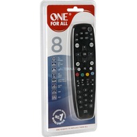 ONE FOR ALL 8 URC 2981, Fernbedienung schwarz, Universal-Fernbedienung