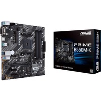 ASUS PRIME B550M-K, Mainboard schwarz/weiß