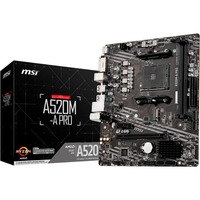 MSI A520M-A PRO, Mainboard 