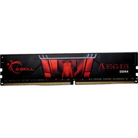 G.Skill DIMM 8 GB DDR4-3000 , Arbeitsspeicher schwarz, F4-3000C16S-8GISB, Aegis, INTEL XMP