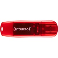 Intenso Rainbow Line 128 GB, USB-Stick rot, USB 2.0