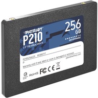 Patriot P210 256 GB, SSD schwarz, SATA 6 Gb/s, 2,5"