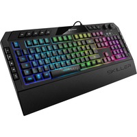 Sharkoon SKILLER SGK5, Gaming-Tastatur schwarz, DE-Layout, Rubberdome