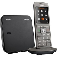Gigaset CL660, analoges Telefon grau