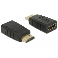 DeLOCK Adapter HDMI (Stecker) > HDMI (Buchse), EDID Emulator schwarz