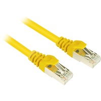 Sharkoon Patchkabel RJ45 Cat.6 SFTP gelb, 50 cm