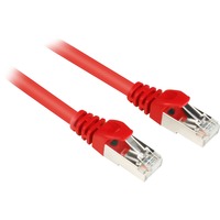 Sharkoon Patchkabel RJ45 Cat.6 SFTP rot, 1 Meter