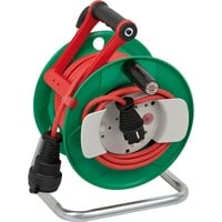 Brennenstuhl Garant G IP44 Garten-Kabeltrommel, 1 Anschluss grün/rot, 23 + 2 Meter