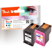 Peach Tinte schwarz + color PI300-808 kompatibel zu HP 304XL