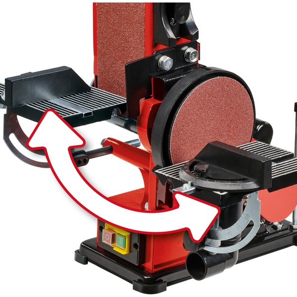 Einhell StandBandTellerschleifer TCUS 380, Bandschleifer rot/schwarz