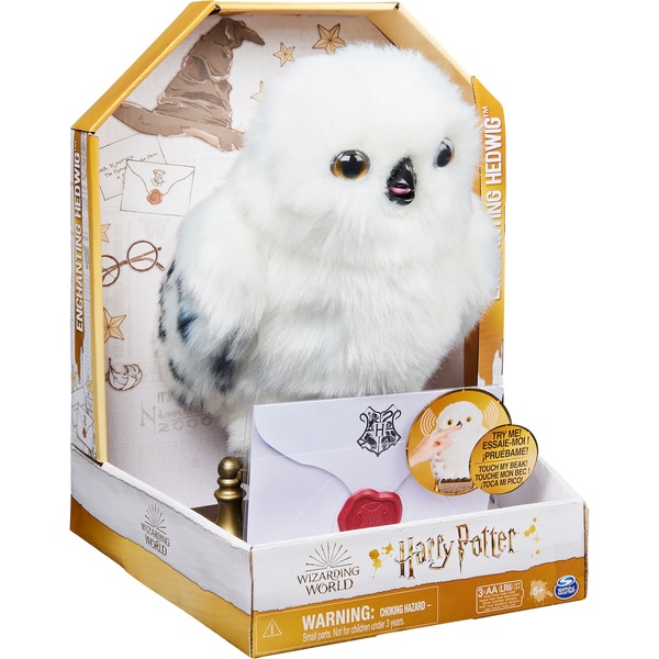 Eule Weiß 15 cm Groß NEU Harry Potter Plüsch Hedwig 