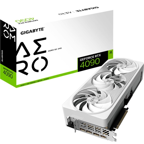 GIGABYTE GeForce RTX 4090 AERO OC 24G bela rtx 4090 grafična
