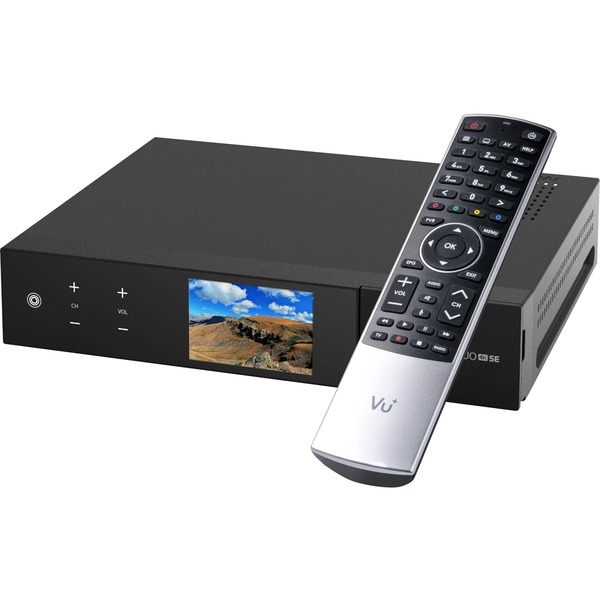 VU+ Duo 4K SE BT Edition, Sat/KabelReceiver schwarz, DVBS2X FBC Twin Tuner, DVBC FBC Tuner