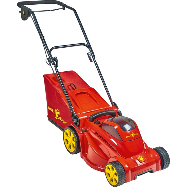 Wolf Garten Akku Rasenmaher Lycos 40 340 M Rot Li Ionen Akku 5 0ah