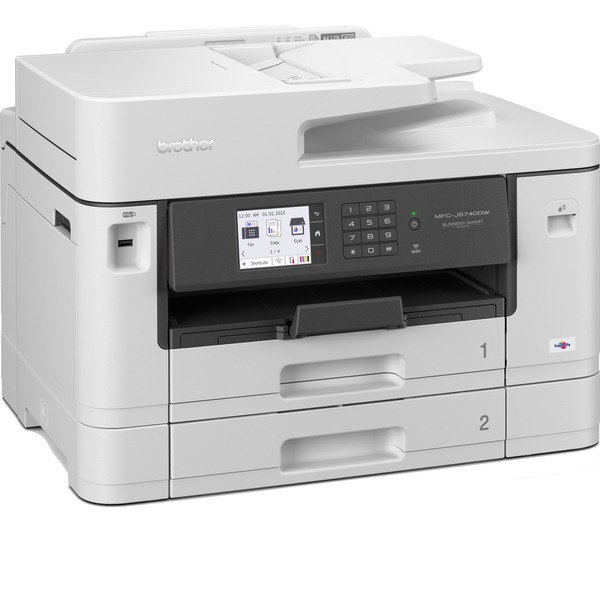 Brother MFCJ5740DW, Multifunktionsdrucker grau, Scan, Kopie, Fax, USB