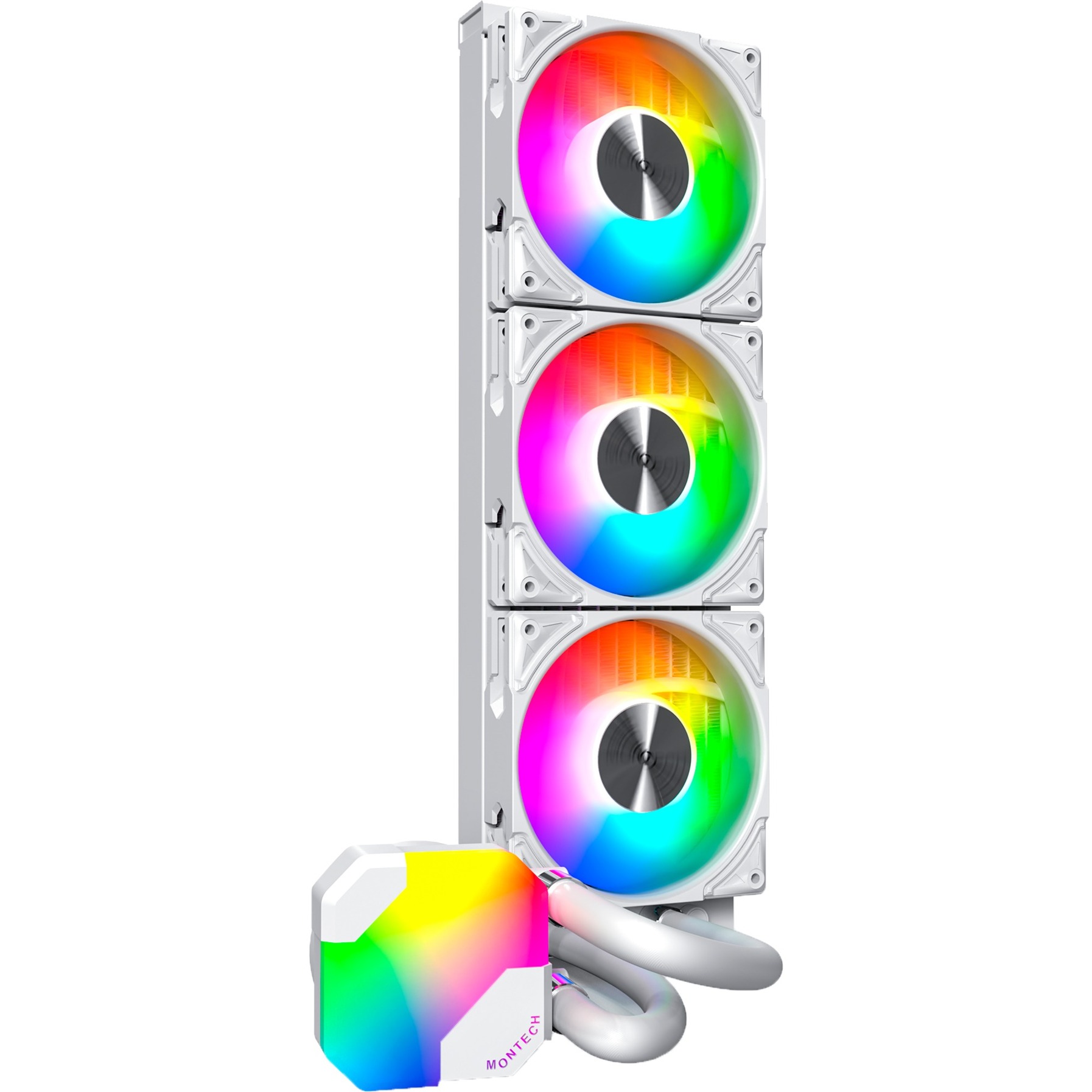 Montech HyperFlow ARGB 360, Wasserkühlung weiß