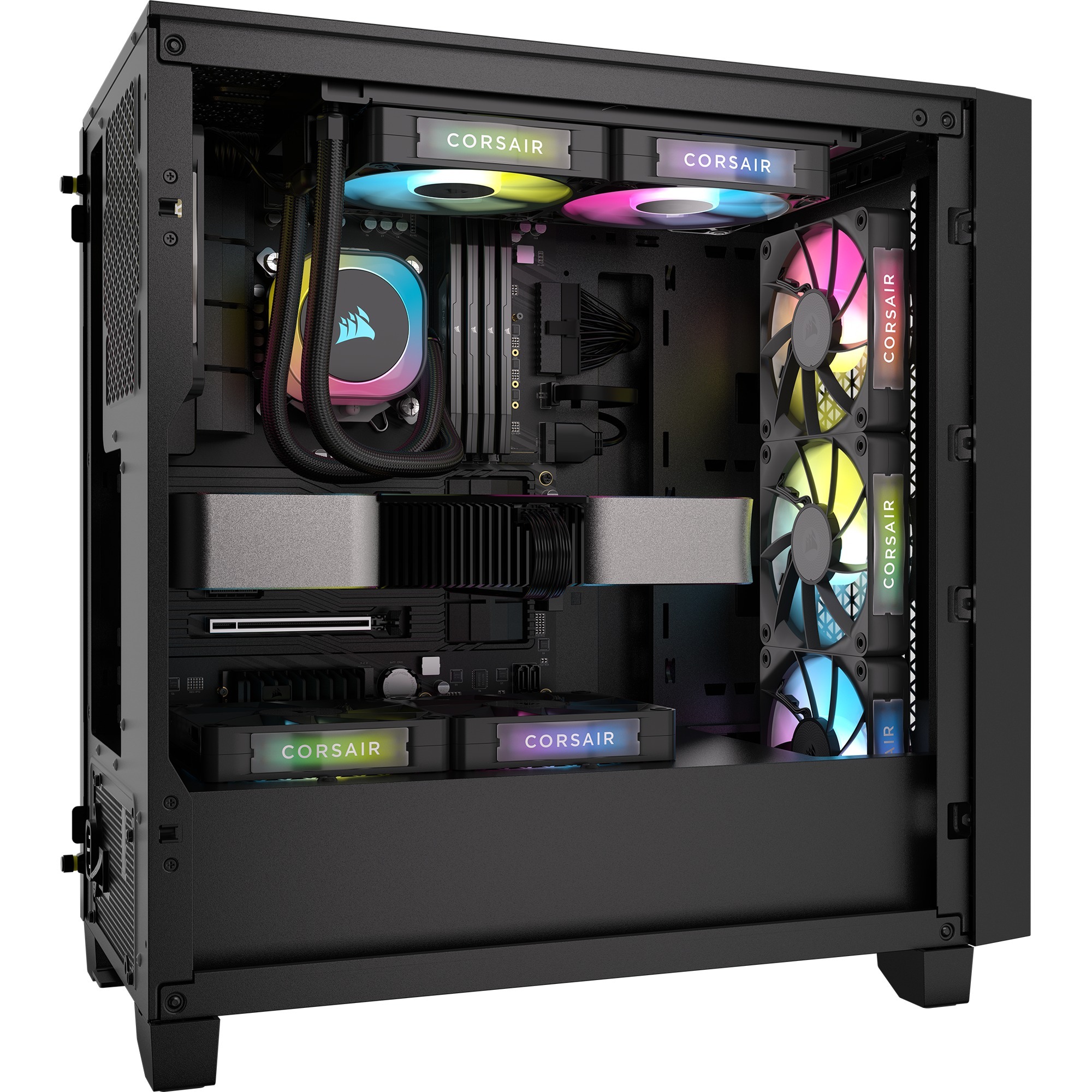 Corsair iCUE LINK RX120 RGB, Gehäuselüfter schwarz, 120 mm