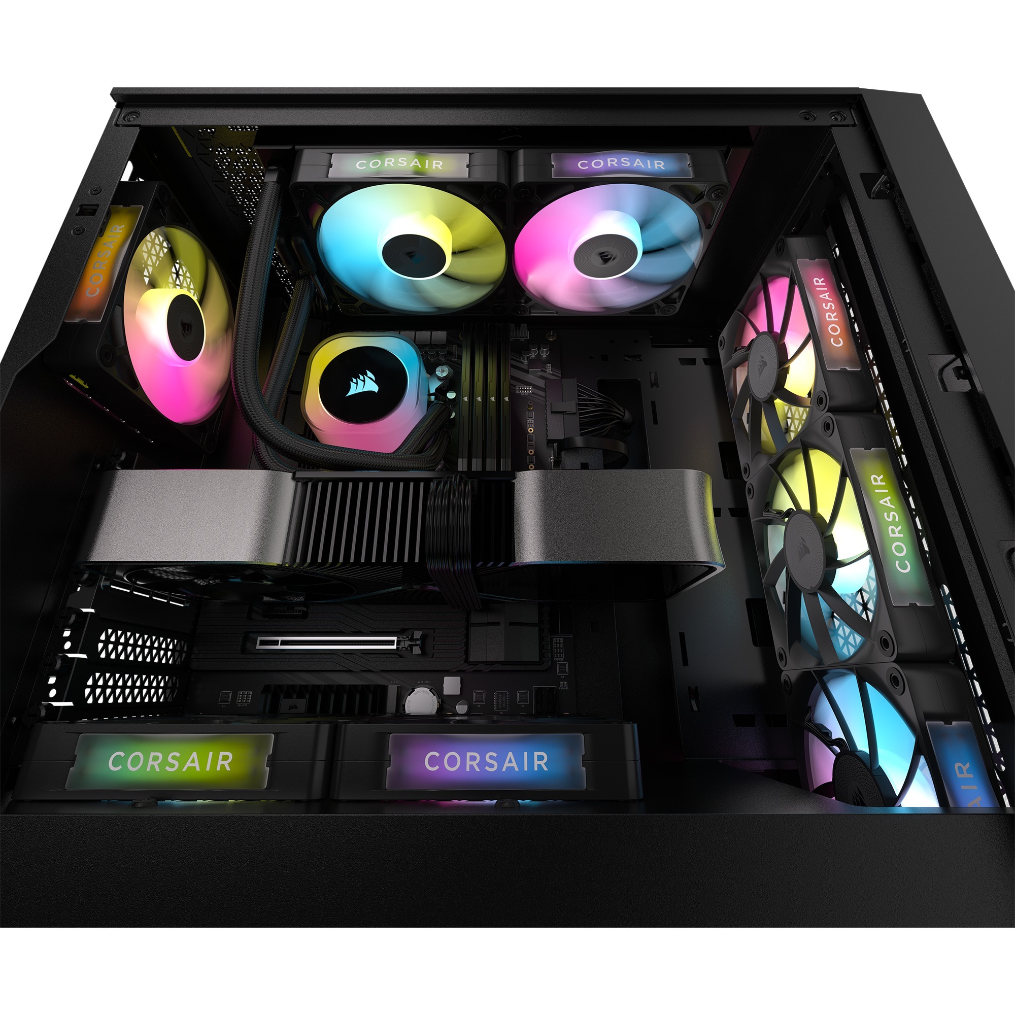 Corsair iCUE LINK RX120 RGB, Gehäuselüfter schwarz, 120 mm