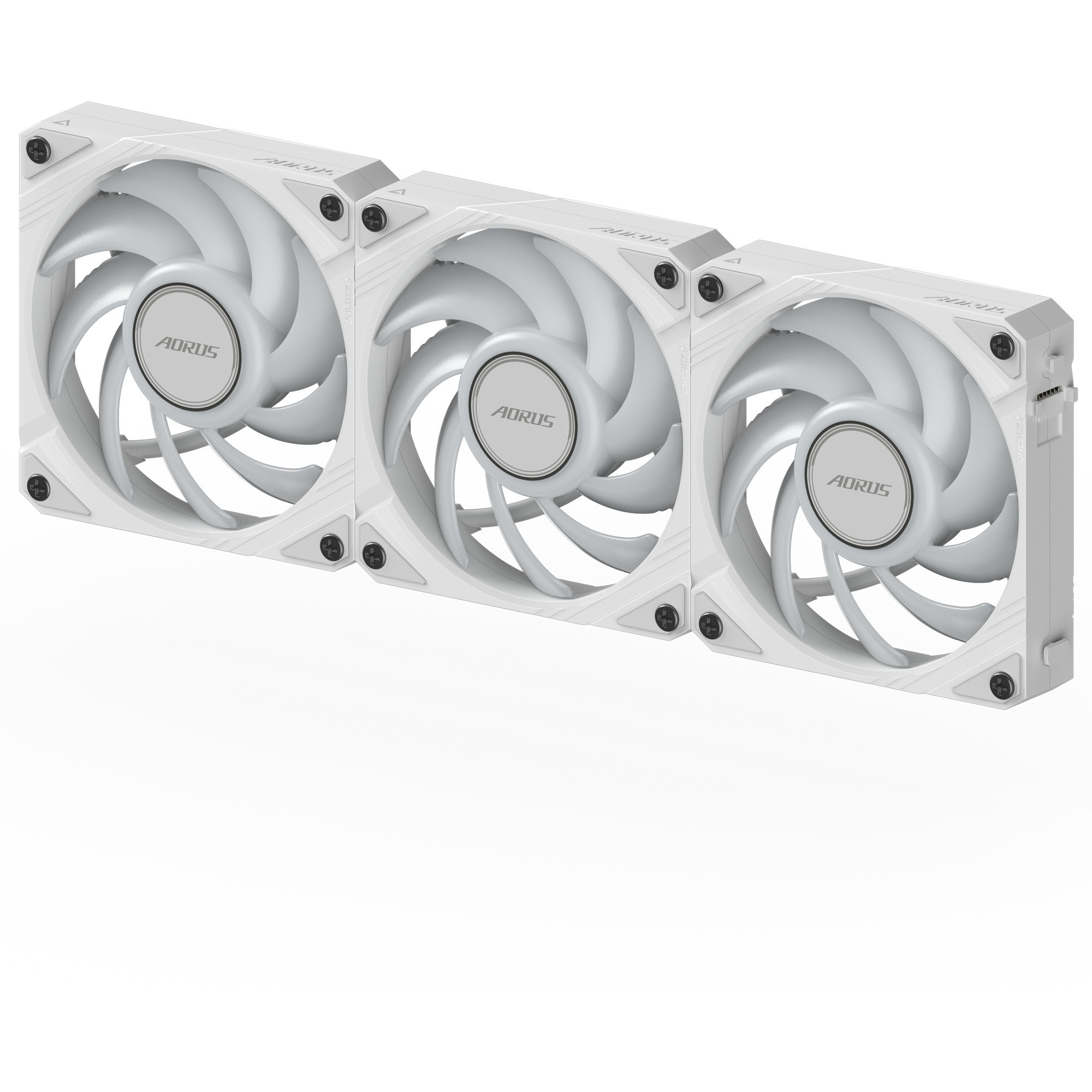 GIGABYTE AORUS EZ CHAIN FAN 120, Gehäuselüfter schwarz, 3er Pack, 120 mm