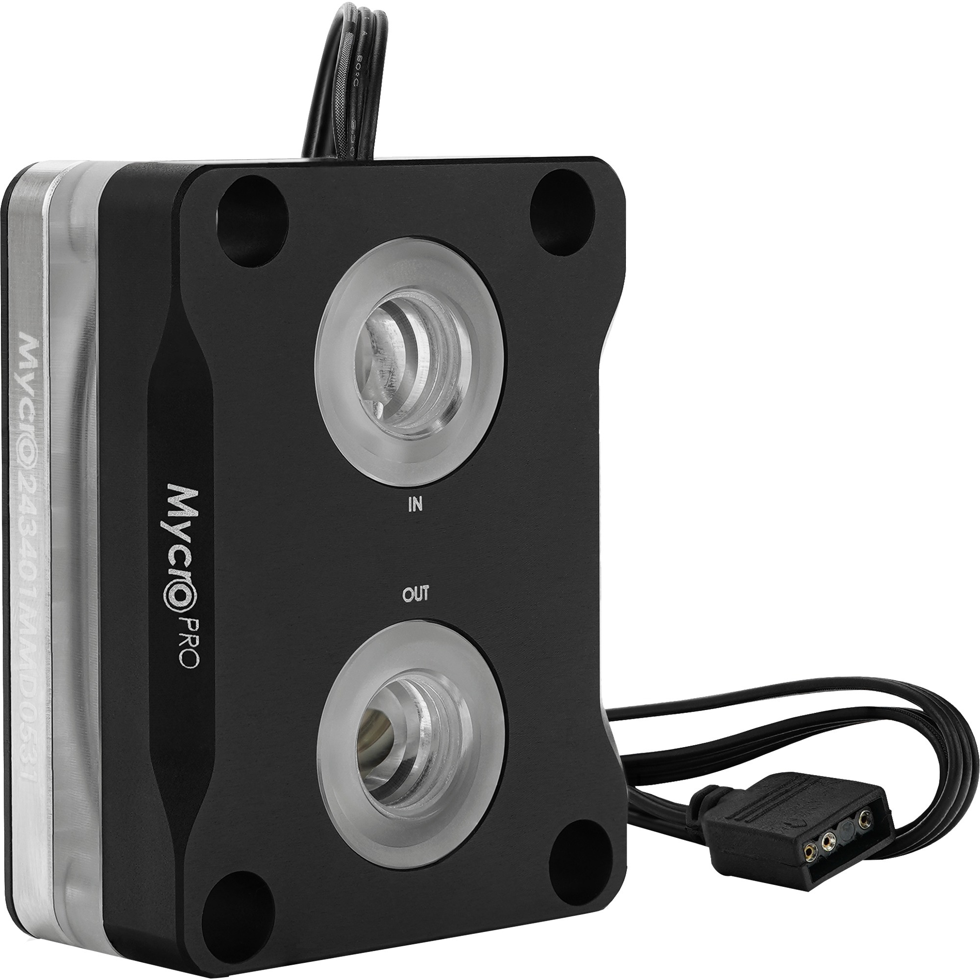 Thermal Grizzly Intel 1851 Mycro Direct-Die Pro RGB V1, Kühlkörper schwarz/transparent