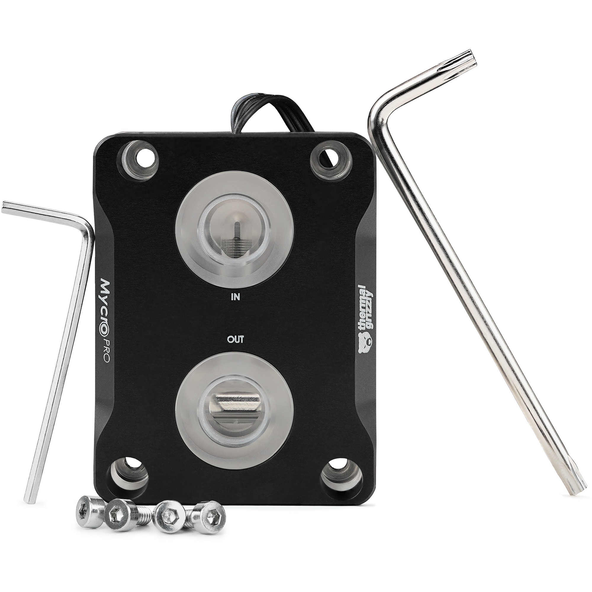 Thermal Grizzly Intel 1851 Mycro Direct-Die Pro RGB V1, Kühlkörper schwarz/transparent