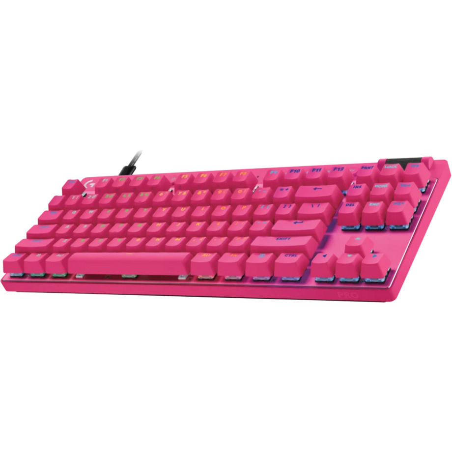 Logitech G Pro X TKL Rapid, Gaming-Tastatur pink, DE-Layout