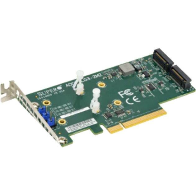Supermicro Card AOC-SLG3-2M2, Schnittstellenkarte