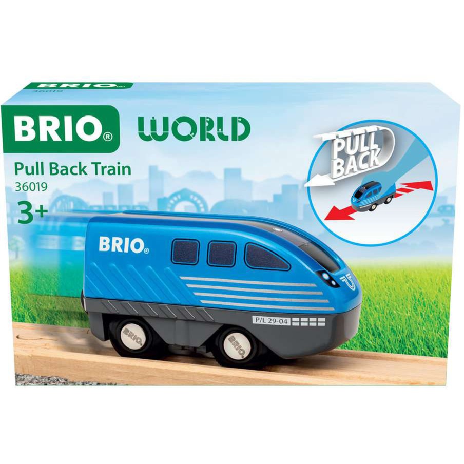 BRIO World Lok mit Rückziehmotor, Spielfahrzeug