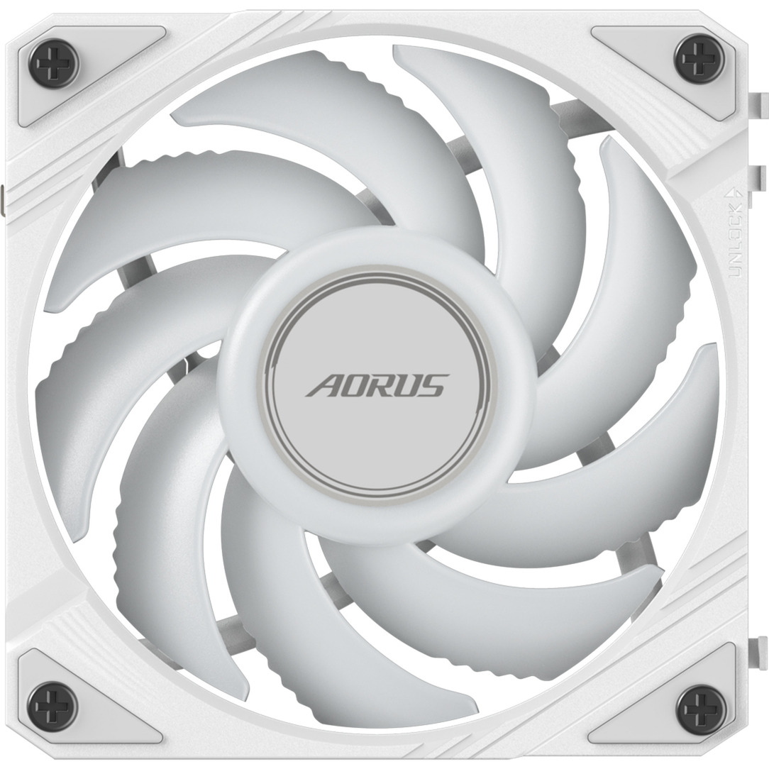 GIGABYTE AORUS EZ CHAIN FAN 120, Gehäuselüfter weiß, 120 mm