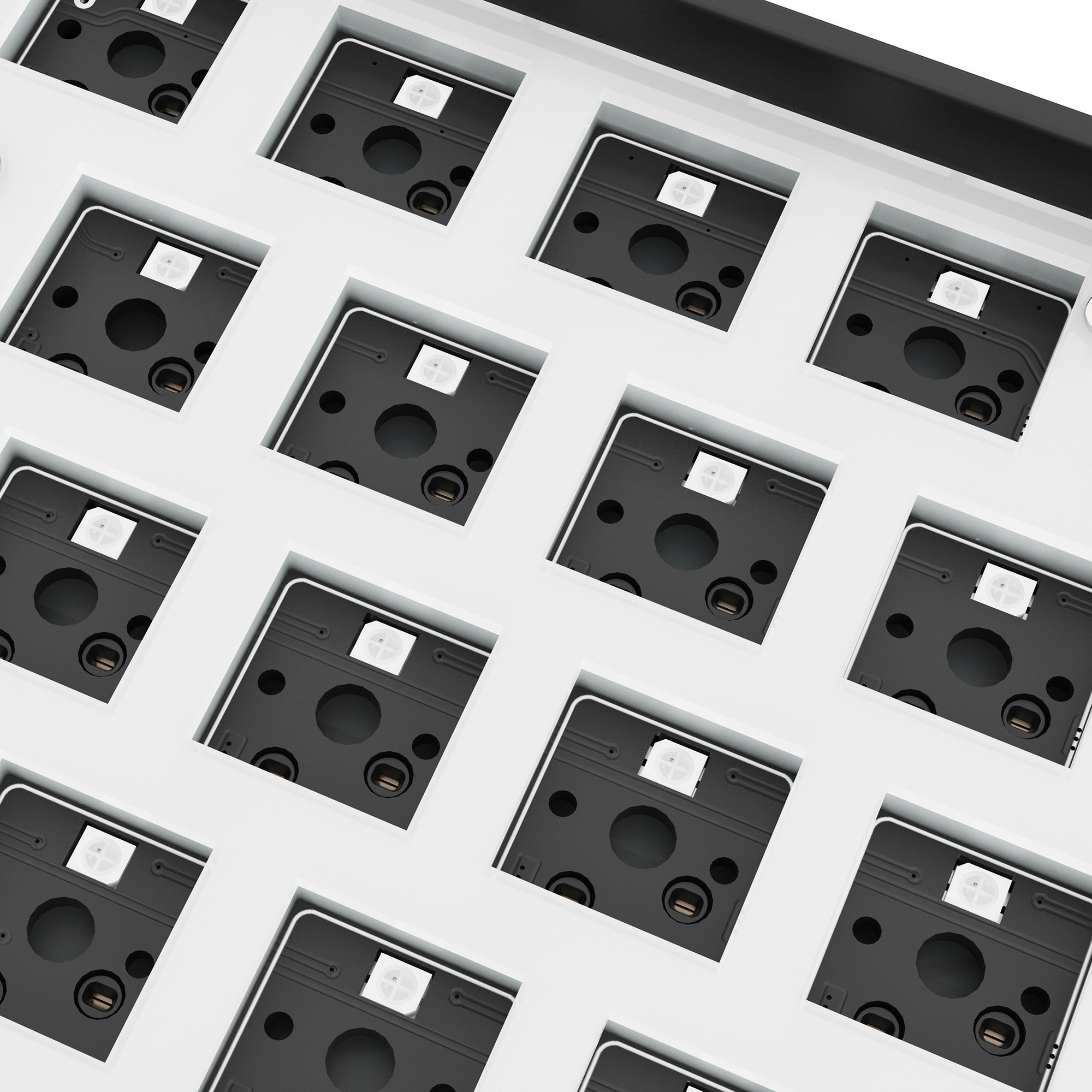 Sharkoon SKILLER SGK50 S4 Gen2 Barebone, Gaming-Tastatur schwarz