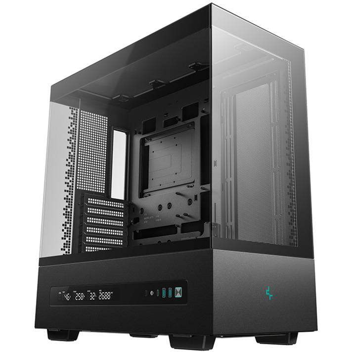 DeepCool CH690 Digital , Tower-Gehäuse schwarz, Tempered Glass x 2