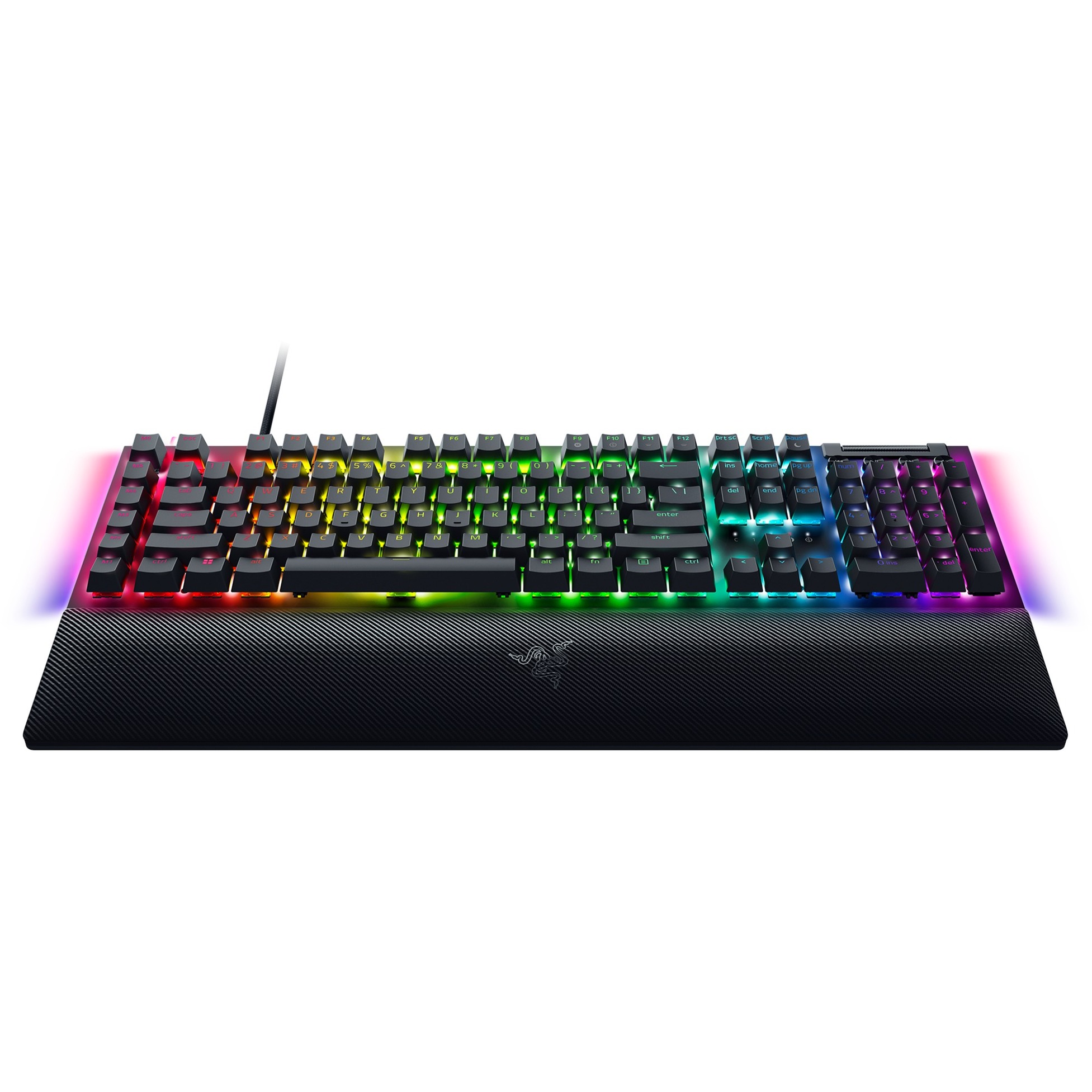 Razer Blackwidow V4, Gaming-Tastatur schwarz, DE-Layout, Razer Yellow