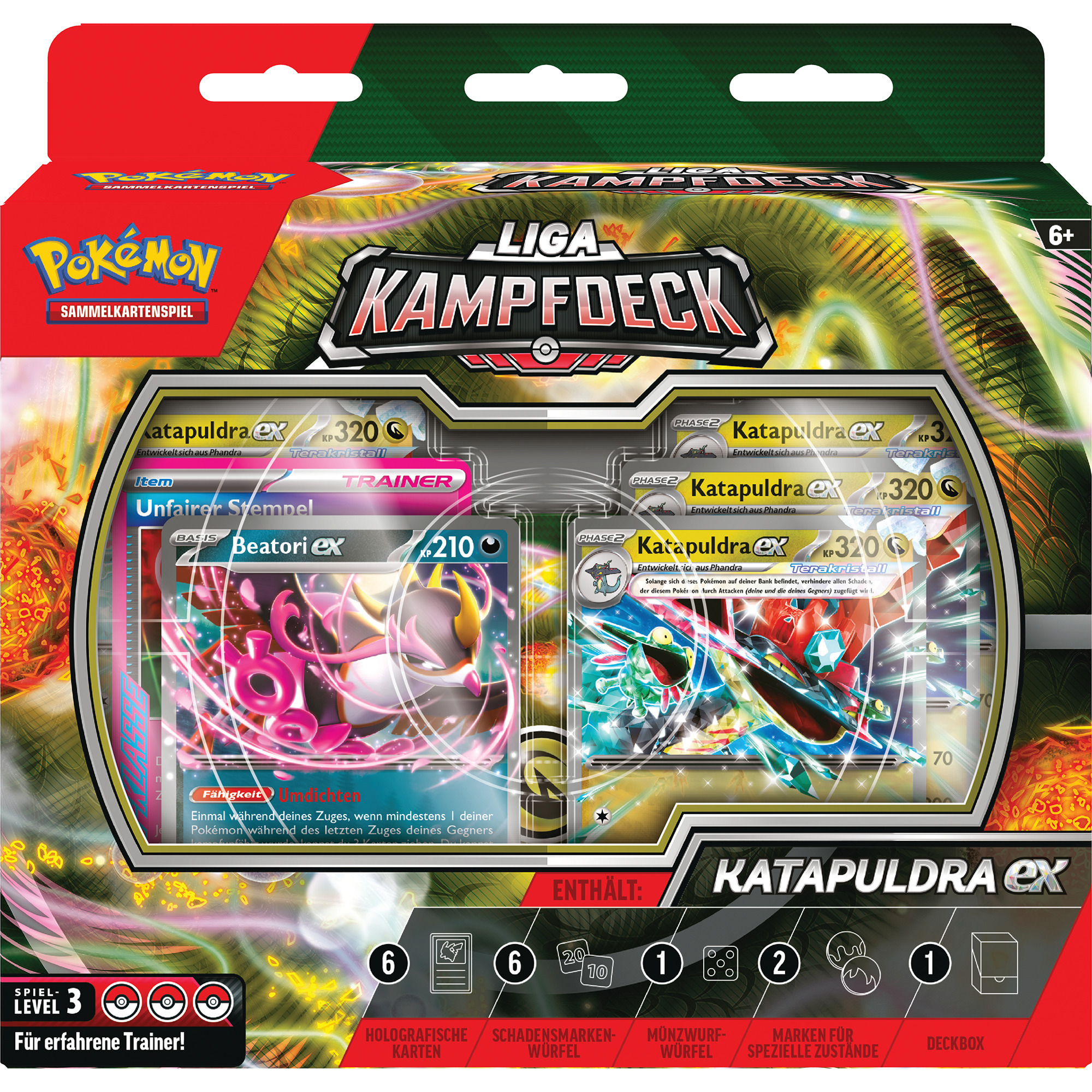 Pokémon-TCG: Katapuldra-ex Liga-Kampfdeck, Sammelkarten